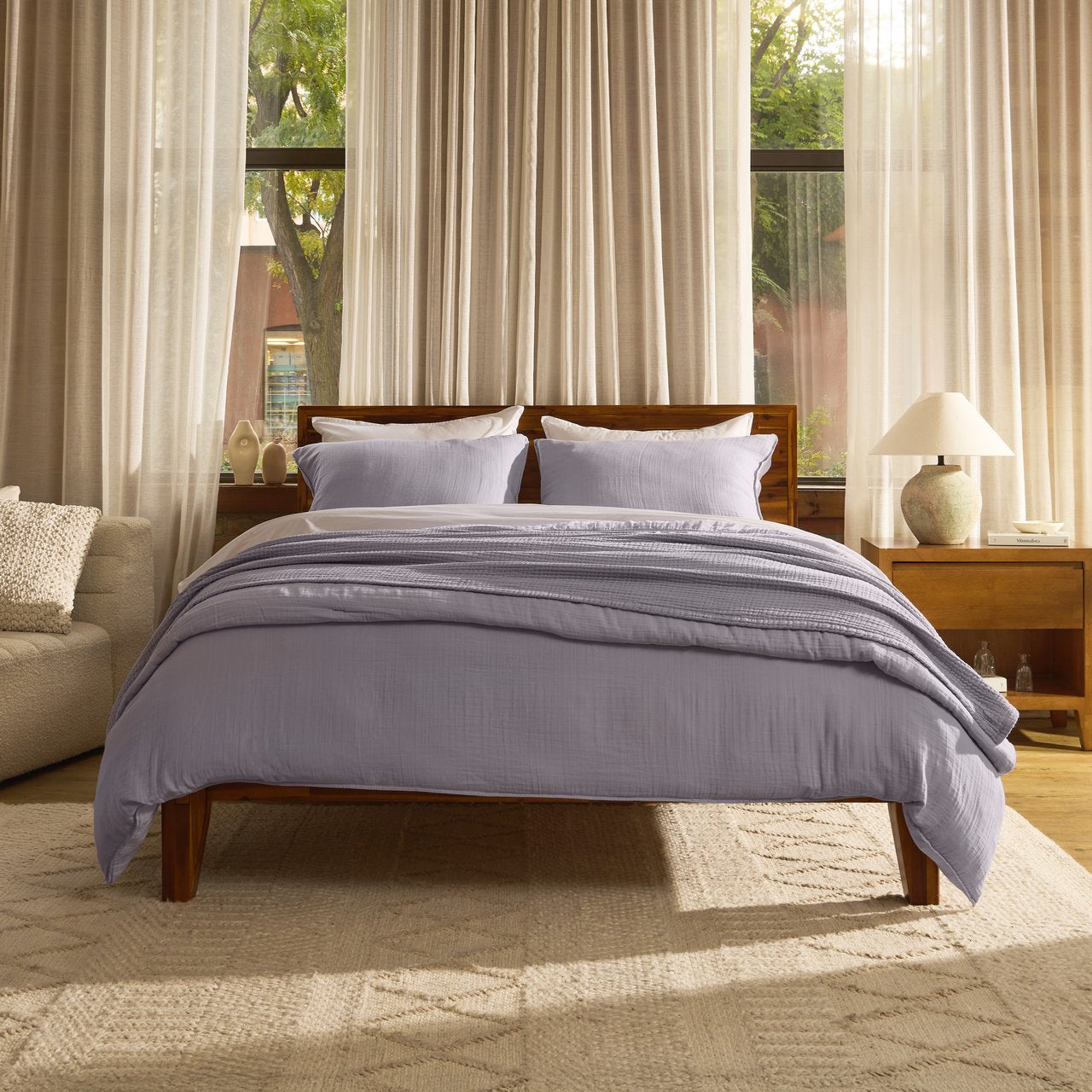 Cocoon™ Couvertures et linge de lit en mousseline