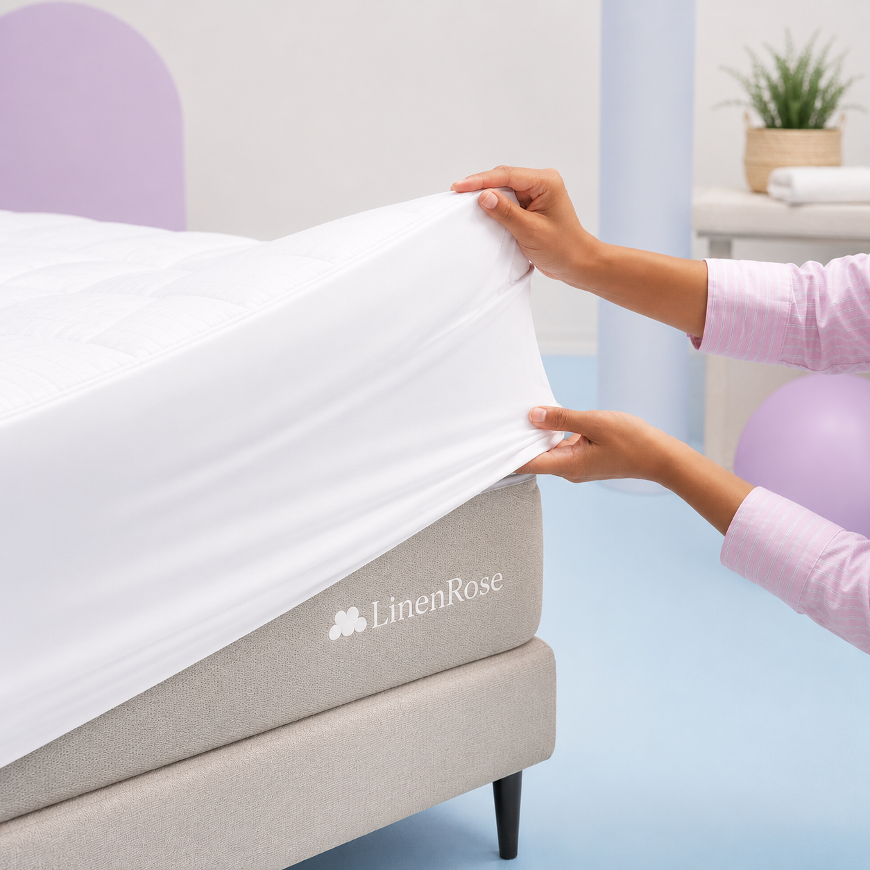 Cocoon™ Surmatelas 1000 GSM de luxe matelassé haut de gamme