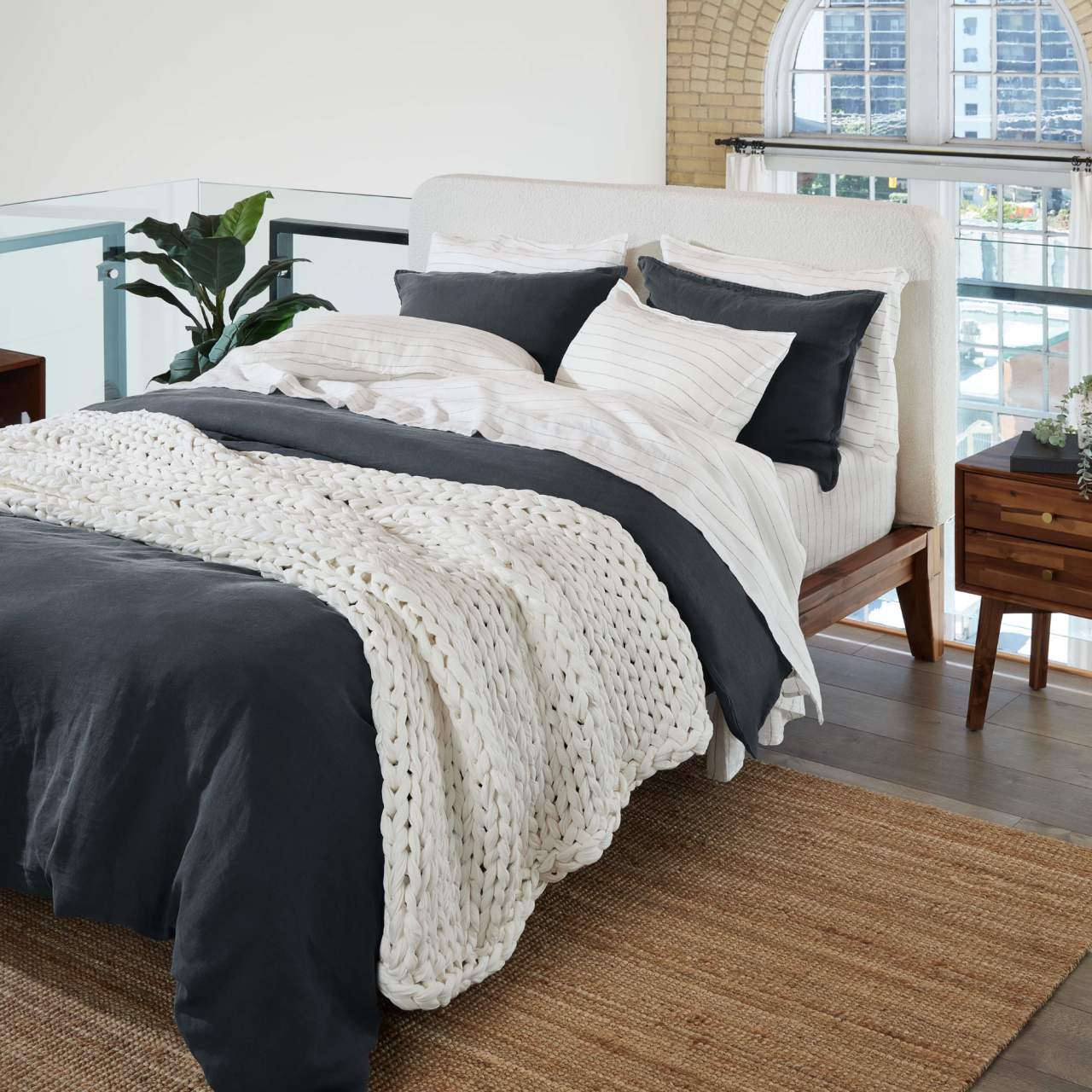 Cocoon™ Drap housse en lin Européen