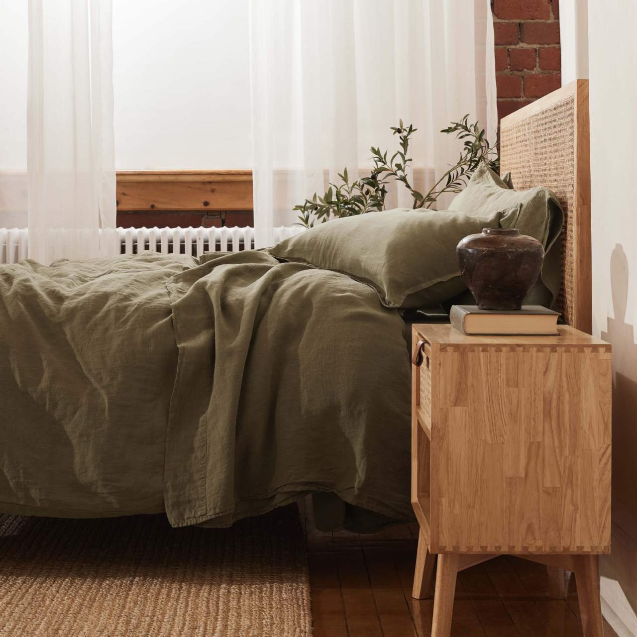 Cocoon™ Drap housse en lin Européen